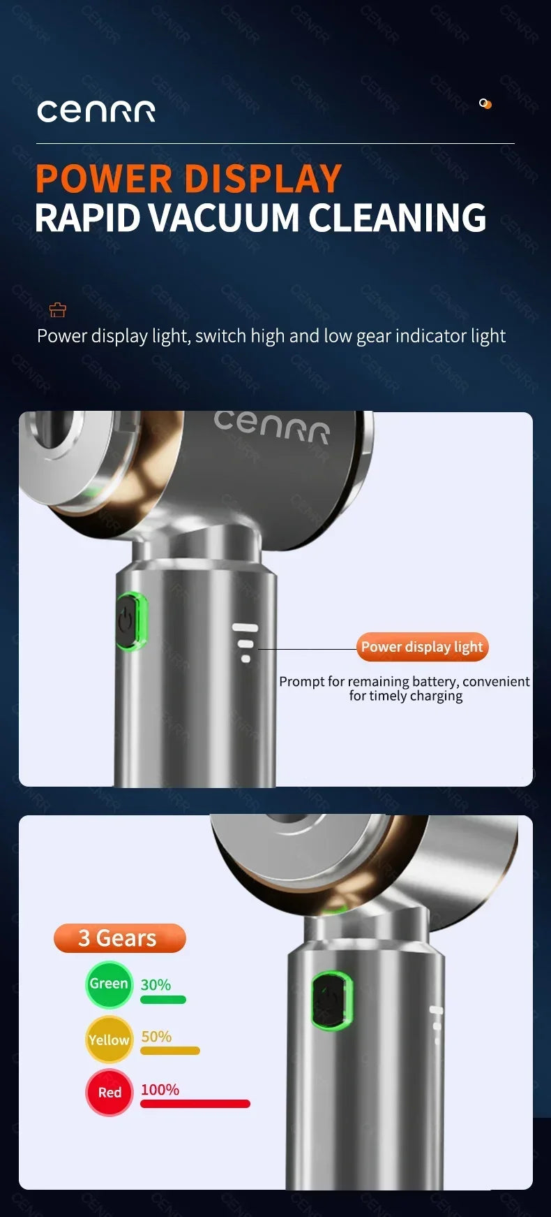 Aero Cenrr - Car Vaccum - Model CE-109